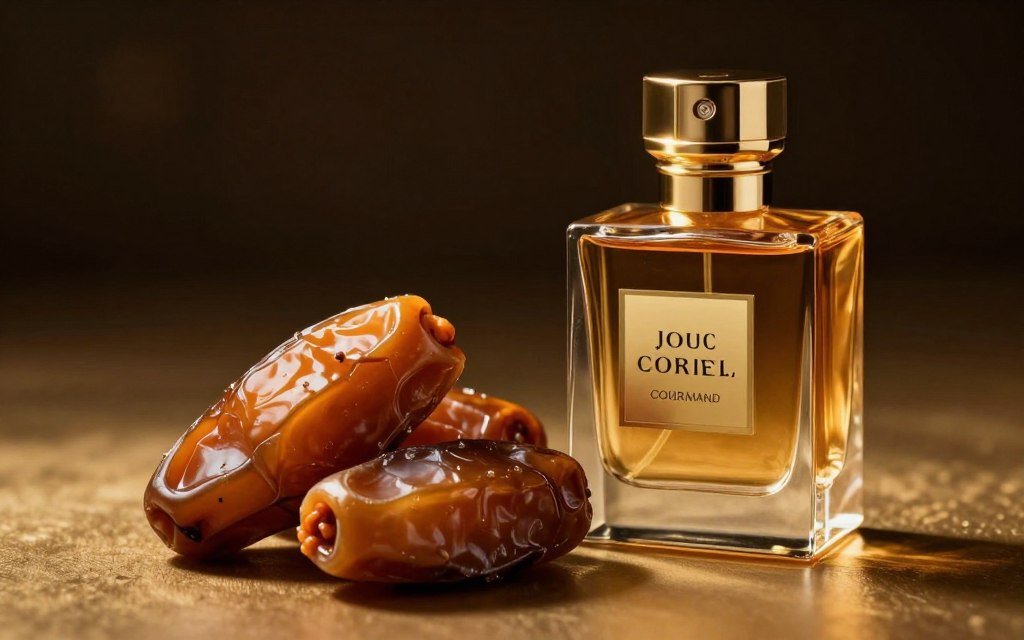 Notas de tâmara em perfume gourmand