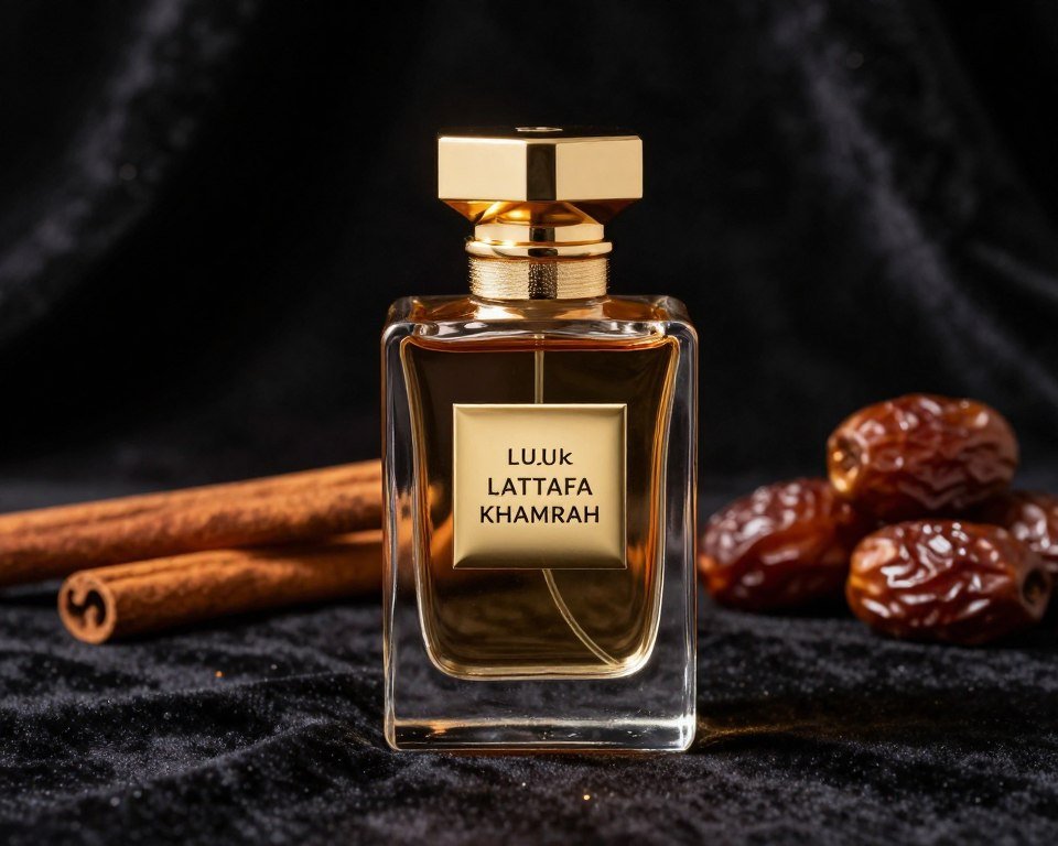 Perfume Lattafa Khamrah Eau de Parfum (100 ml) em destaque