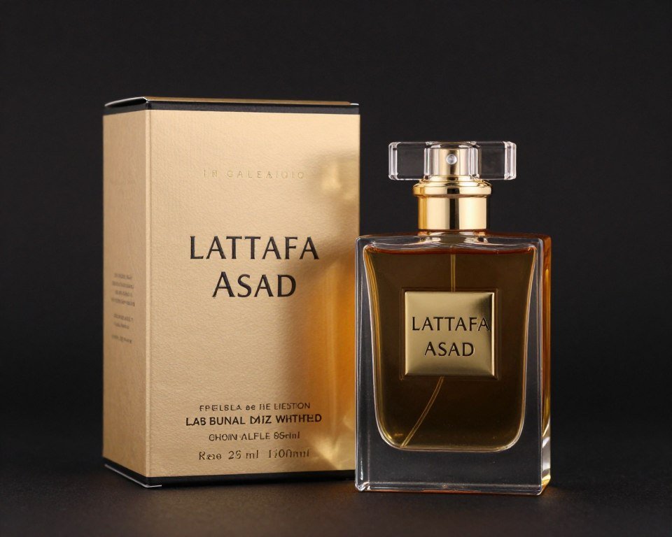 Embalagem elegante do Lattafa Asad