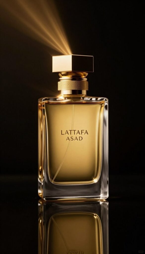 Frasco Lattafa Asad em formato vertical
