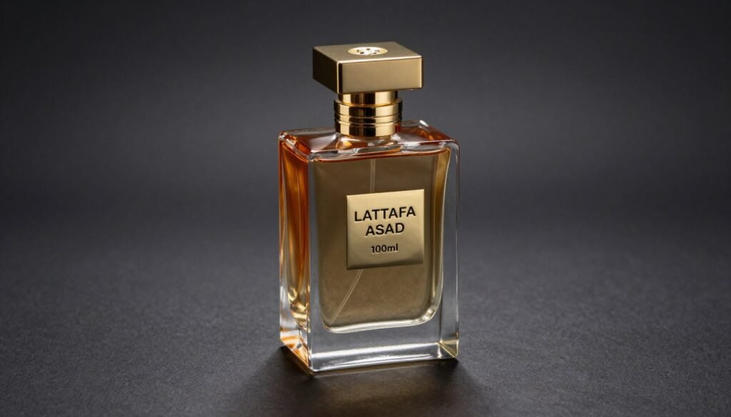 Lattafa Asad 100ml Eau De Parfum em frasco escuro