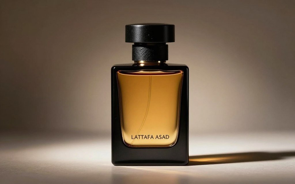 Lattafa Asad em composição de luxo
