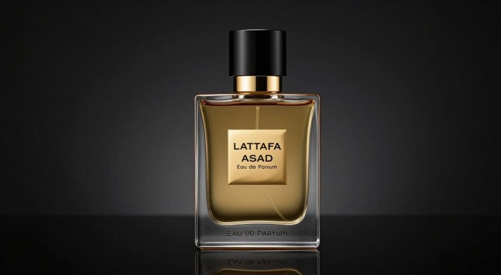Lattafa Asad em composição premium