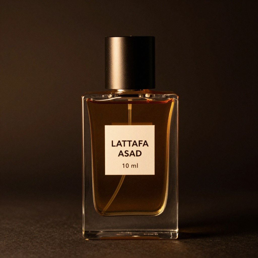 Lattafa Asad em foto de produto final