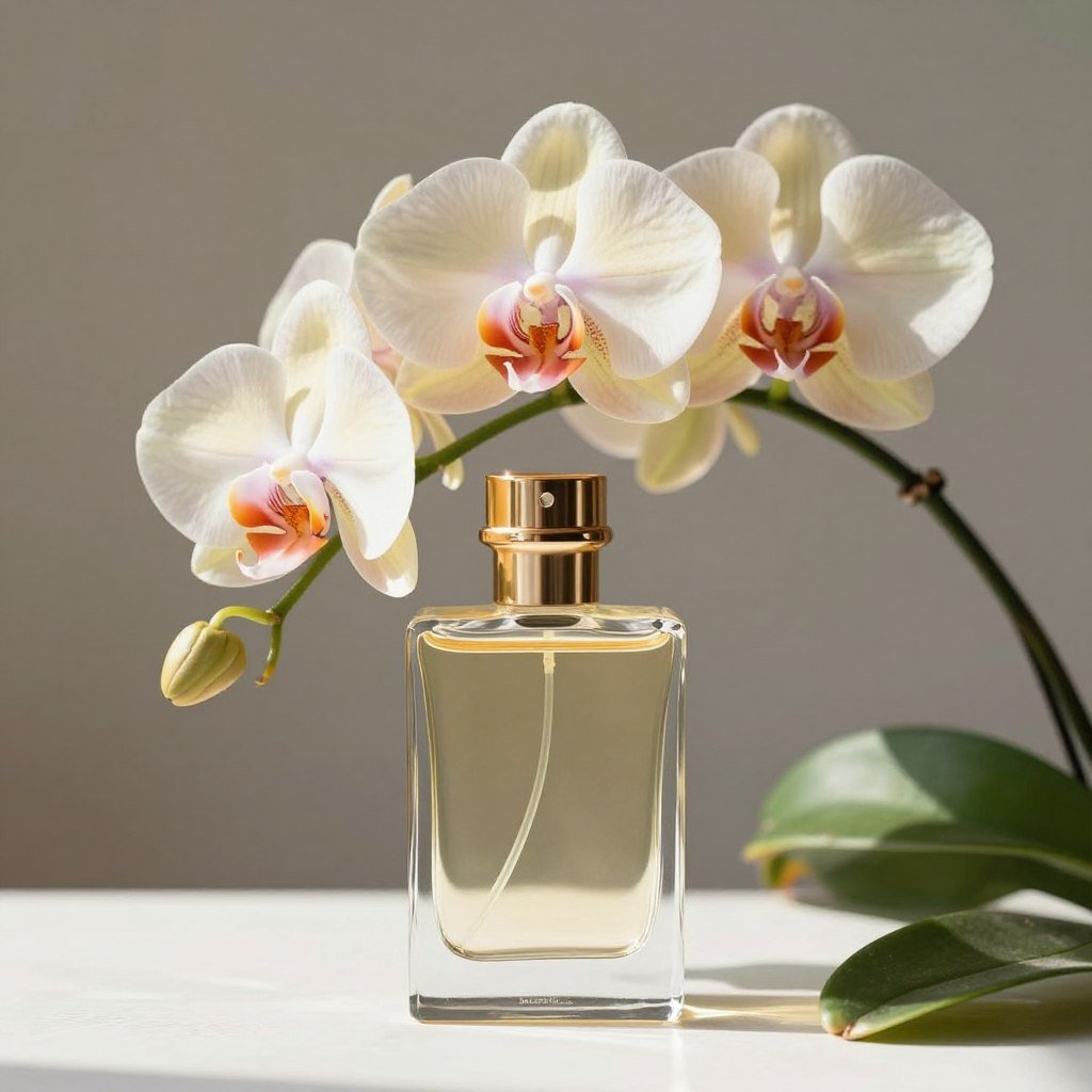 Orquídea representando as notas de topo