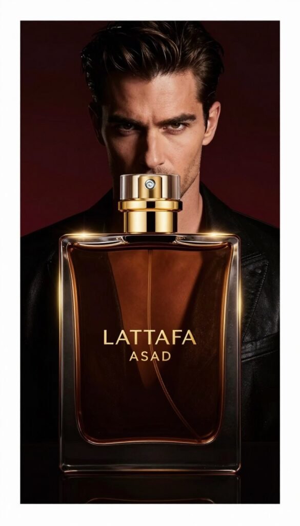 Perfume Lattafa Asad com presença intensa